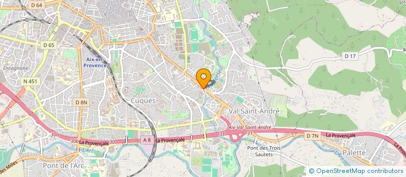 localisation de l'entreprise SPORT ET PISCINE A L'OLIVERAIE à AIX-EN-PROVENCE