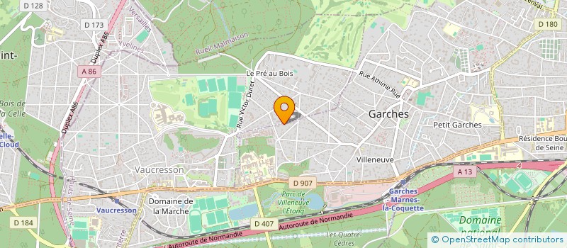 localisation de l'entreprise SPORT ET PLEIN AIR à GARCHES