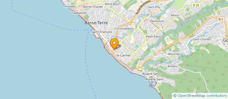 localisation de l'entreprise SPORT ET PLEIN AIR à BASSE-TERRE