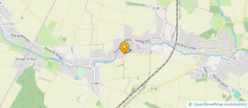 localisation de l'entreprise SPORT ET SANTE  CLENAY