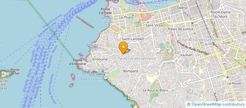 localisation de l'entreprise SPORT ET SOLIDARITE  MARSEILLE