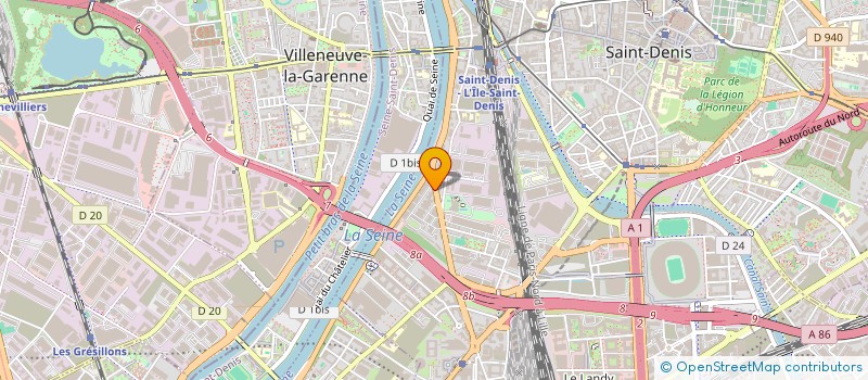 localisation de l'entreprise SPORT ET SPECTACLES INTERNATIONAUX à SAINT-DENIS