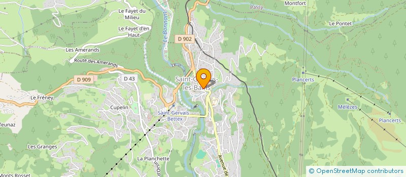 localisation de l'entreprise SPORT EVASION à SAINT-GERVAIS-LES-BAINS