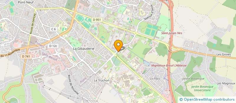 localisation de l'entreprise SPORT EXPERTS  POITIERS