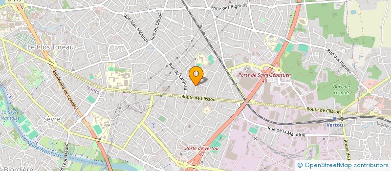 localisation de l'entreprise SPORT FIT'INTERVENTION à SAINT-SEBASTIEN-SUR-LOIRE