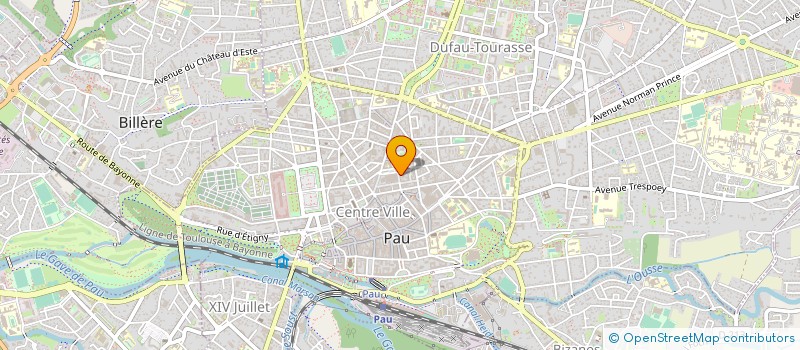 localisation de l'entreprise SPORT FITNESS à PAU