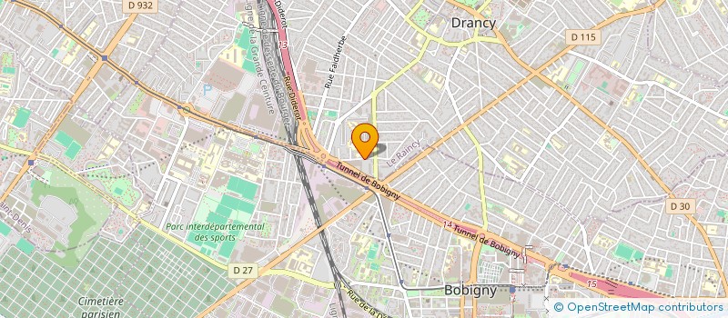 localisation de l'entreprise SPORT FOOD  DRANCY