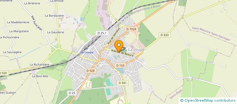 localisation de l'entreprise SPORT FOR U à LA LOUPE
