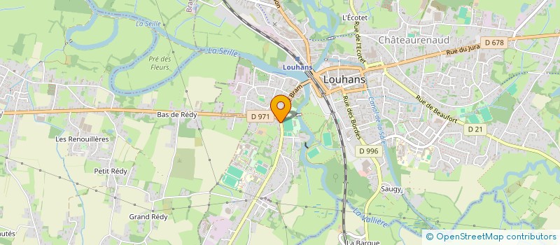 localisation de l'entreprise SPORT FORME PROMOTION à LOUHANS
