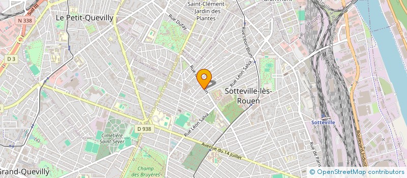 localisation de l'entreprise SPORT FUN & BIEN ETRE à ROUEN