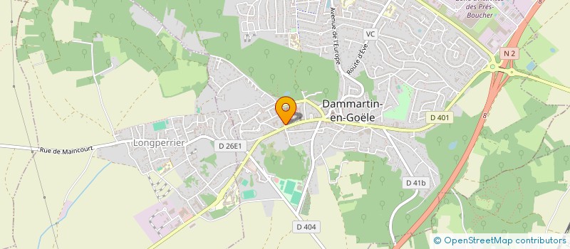 localisation de l'entreprise SPORT FUSION à DAMMARTIN-EN-GOELE