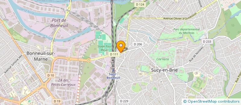 localisation de l'entreprise SPORT HORIZON à SUCY-EN-BRIE