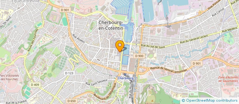 localisation de l'entreprise SPORT & IMPORT CHERBOURG à CHERBOURG-EN-COTENTIN