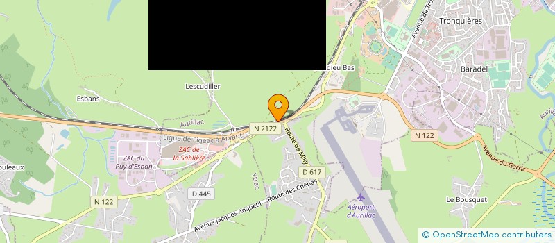 localisation de l'entreprise SPORT'IN à AURILLAC