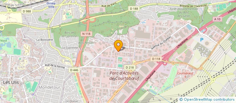 localisation de l'entreprise SPORT INDOOR à LES ULIS