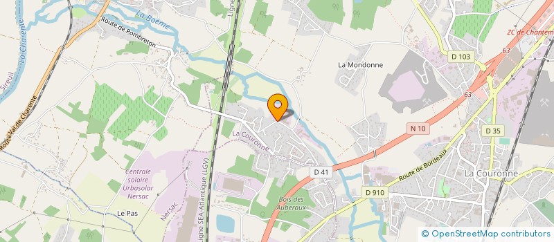localisation de l'entreprise SPORT INNOV à LA COURONNE