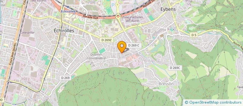 localisation de l'entreprise SPORT INNOV COOP à ECHIROLLES