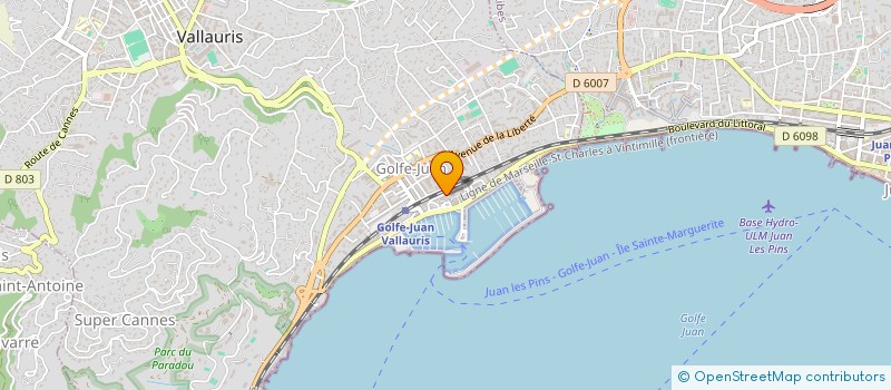 localisation de l'entreprise SPORT INTERNATIONAL ORGANISATION  VALLAURIS