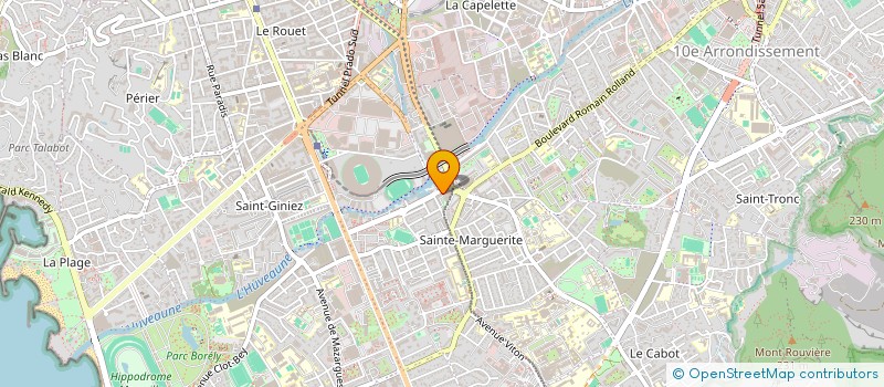 localisation de l'entreprise SPORT INVEST STM à MARSEILLE