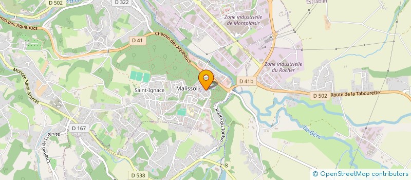 localisation de l'entreprise SPORT JUDO DETENTE à VIENNE