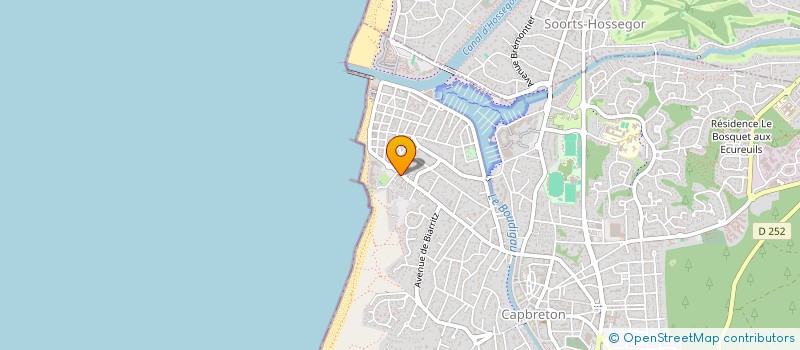 localisation de l'entreprise SPORT LAND  CAPBRETON