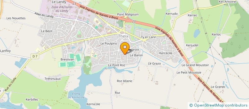 localisation de l'entreprise SPORT LITTORAL  THEIX-NOYALO