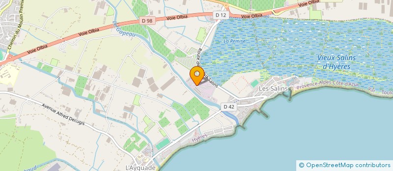 localisation de l'entreprise SPORT LOISIR 83 à HYERES