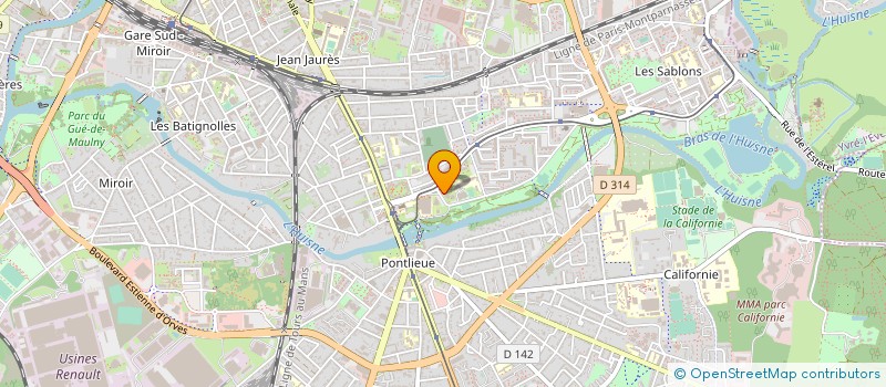 localisation de l'entreprise SPORT LOISIR CREATION à LE MANS