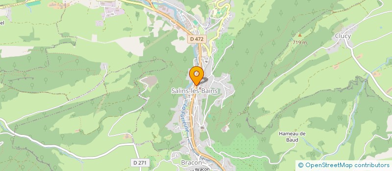 localisation de l'entreprise SPORT LOISIR DETENTE ET TOURISME à SALINS-LES-BAINS