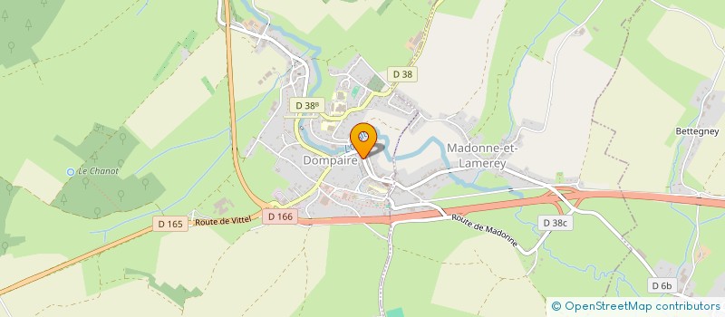 localisation de l'entreprise SPORT LOISIR DOMPAIRE  DOMPAIRE