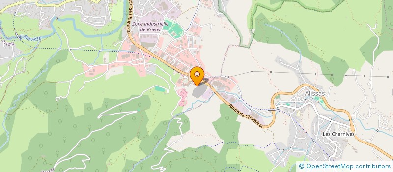 localisation de l'entreprise SPORT LOISIRS 7 à PRIVAS