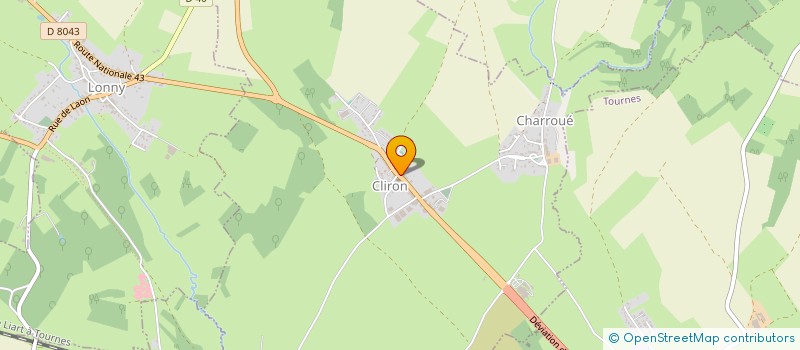 localisation de l'entreprise SPORT LOISIRS CULTURE CLIRON  CLIRON