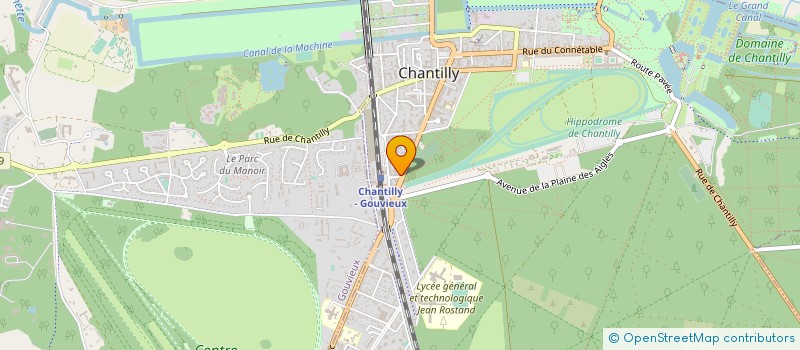 localisation de l'entreprise SPORT MAINTENANCE SERVICE à CHANTILLY