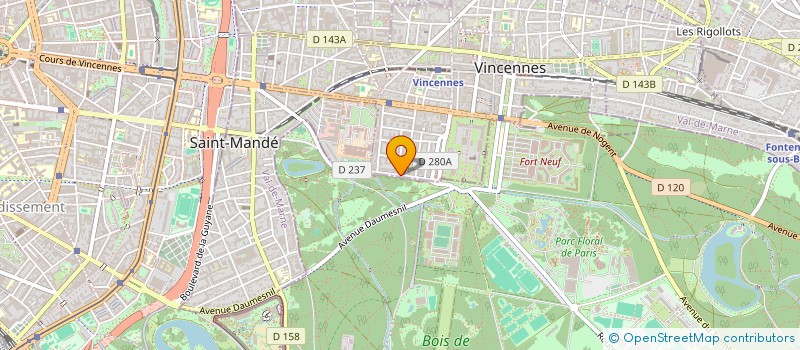 localisation de l'entreprise SPORT MANAGEMENT INTERNATIONAL à VINCENNES