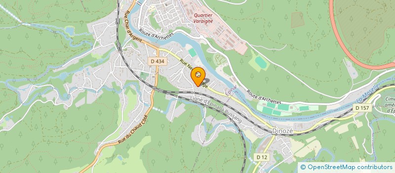 localisation de l'entreprise SPORT MANAGEMENT SANTE  EPINAL