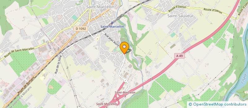 localisation de l'entreprise SPORT MECANIQUE ST MARCELLINOIS  SAINT-MARCELLIN