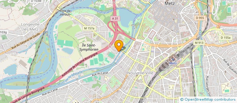localisation de l'entreprise SPORT METZ ECOLE CLUB DE TENNIS  LONGEVILLE-LES-METZ