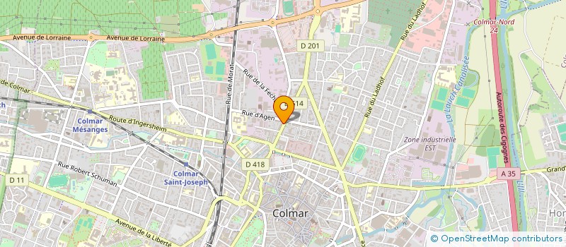 localisation de l'entreprise SPORT MOTO  COLMAR