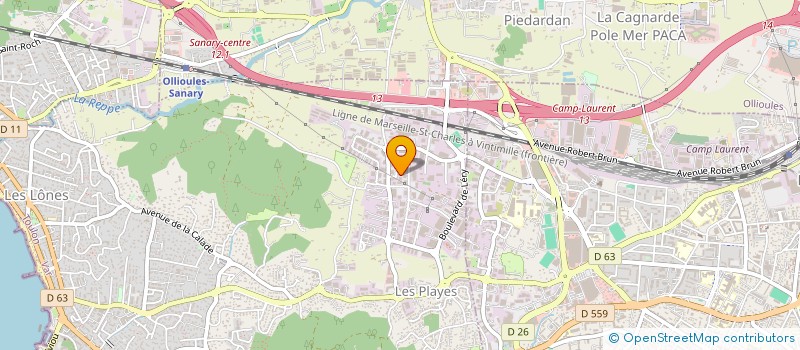 localisation de l'entreprise SPORT MOTORBIKE à SIX-FOURS-LES-PLAGES