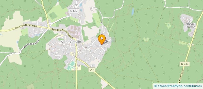 localisation de l'entreprise SPORT MOTORISE AMIGNY CROSS  SAINT-GOBAIN