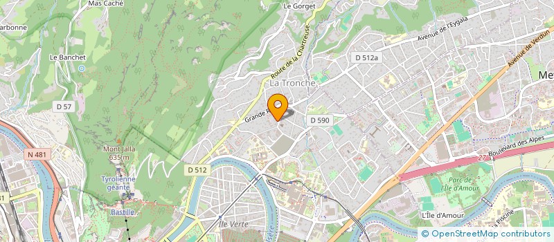 localisation de l'entreprise SPORT N'CO  LA TRONCHE