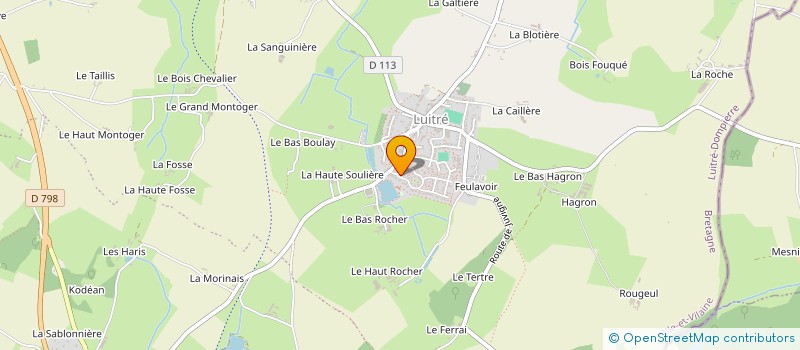 localisation de l'entreprise SPORT'N'FEST  LUITRE-DOMPIERRE