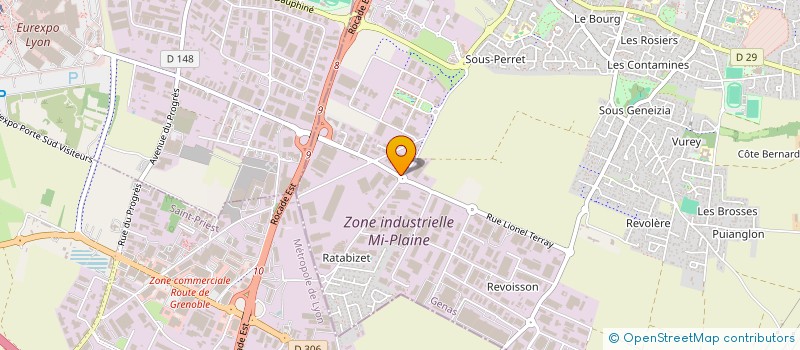 localisation de l'entreprise SPORT N FORME à GENAS