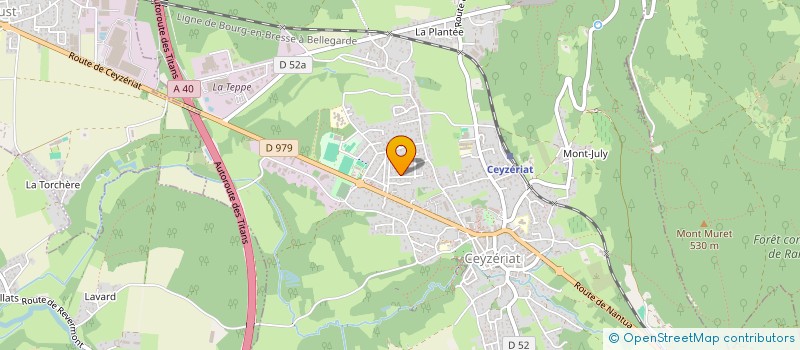 localisation de l'entreprise SPORT NAT 01 à CEYZERIAT