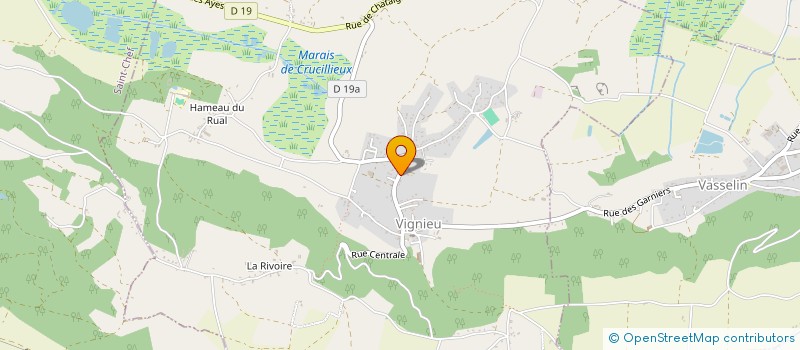 localisation de l'entreprise SPORT NATURE à VIGNIEU