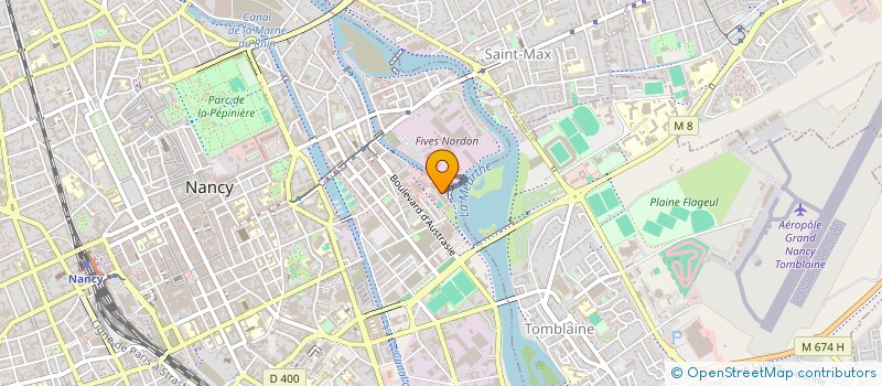 localisation de l'entreprise SPORT NAUTIQUE DE NANCY  NANCY