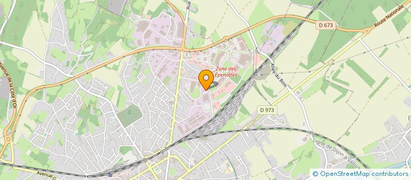 localisation de l'entreprise SPORT NET SERVICES SOLUTIONS à DOLE