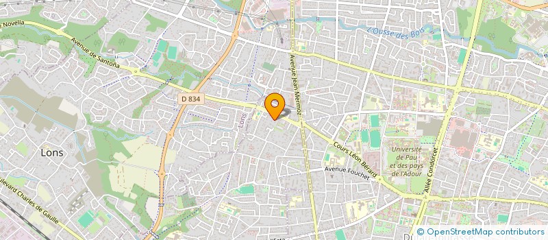 localisation de l'entreprise SPORT NUTRITION SANTE  BILLERE