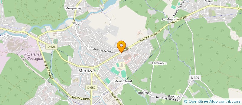 localisation de l'entreprise SPORT OCEAN à MIMIZAN
