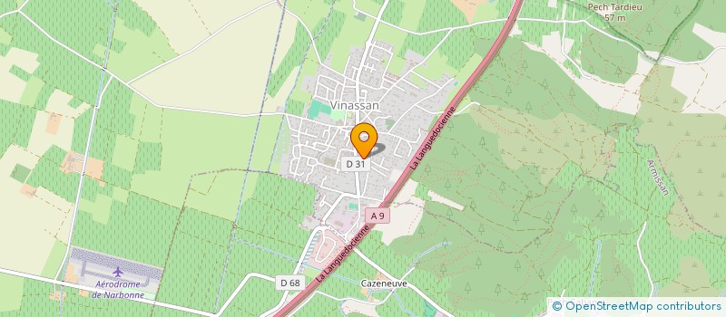 localisation de l'entreprise SPORT OLYMPIQUE COURSAN GRAND NARBONNE  COURSAN